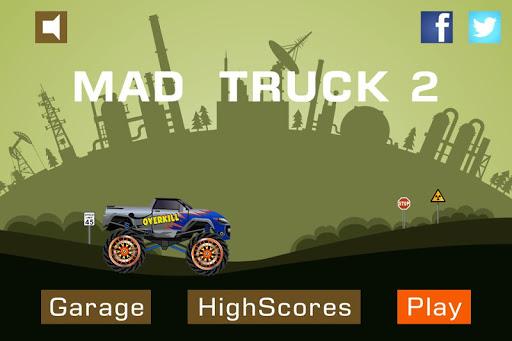 Mad Truck 2 -- physics monster truck hit zombie - عکس بازی موبایلی اندروید