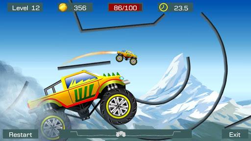 Monster Stunts-Truck Stunt Sim - Gameplay image of android game
