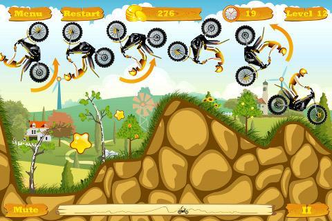 Moto Race Pro -- physics motorcycle racing game - Gameplay image of android game