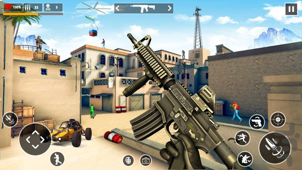 تفنگ بازی جدید کانتر - Gameplay image of android game