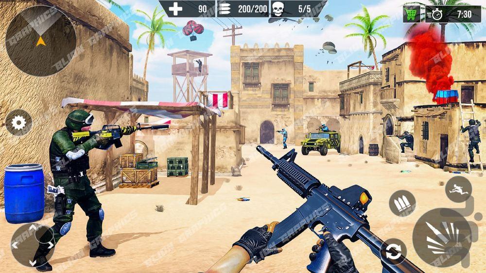 بازی جنگی تفنگی - Gameplay image of android game
