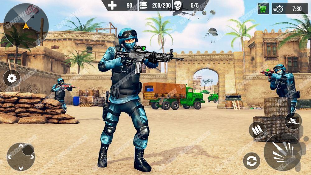 بازی جنگی تفنگی - Gameplay image of android game
