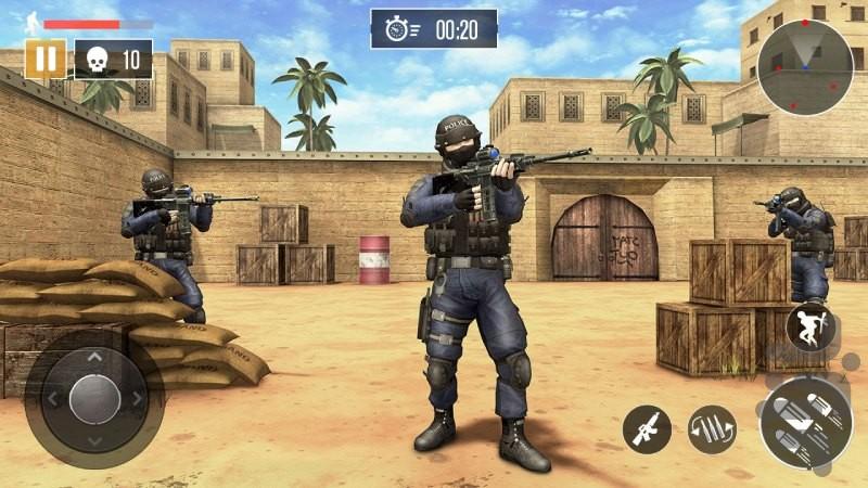 تفنگ بازی کانتر : زامبی کش - عکس بازی موبایلی اندروید