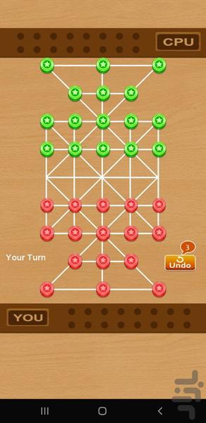 بازی منچ و مارپله - Gameplay image of android game