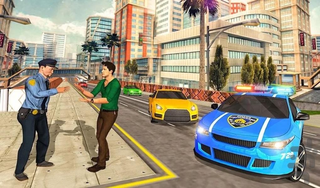 police car - Gameplay image of android game