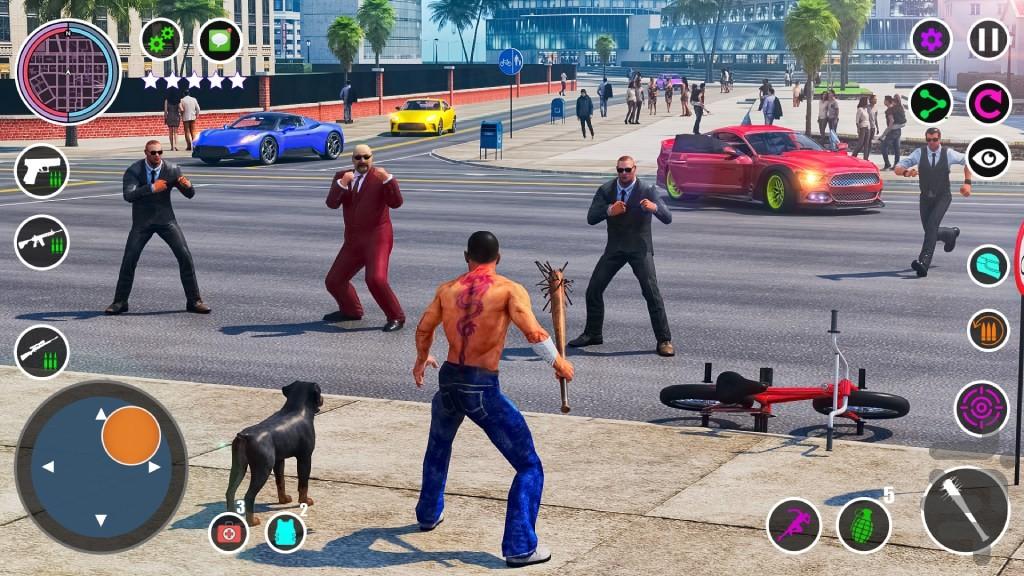تفنگ بازی گنگستر - Gameplay image of android game