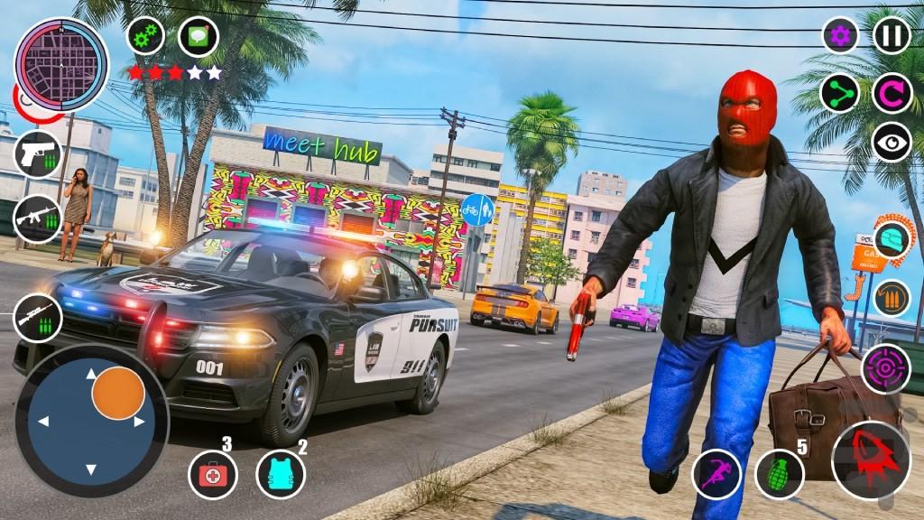 بازی تفنگی گنگستر - Gameplay image of android game