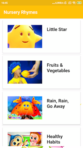 Offline Kids Top Nursery Rhymes Videos - Image screenshot of android app