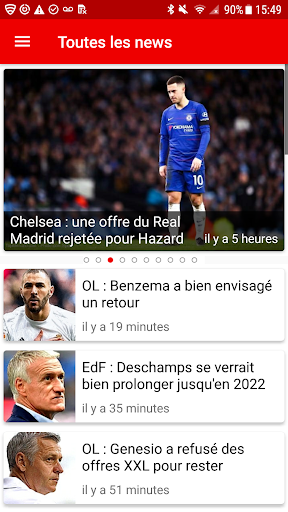 Top Mercato : actu foot - Image screenshot of android app