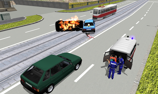 Ambulance Simulator 3D - Gameplay image of android game