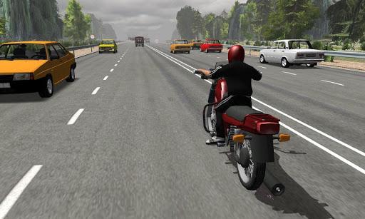 Russian Moto Traffic Rider 3D - Gameplay image of android game