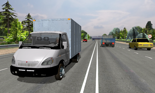 Traffic Hard Truck Simulator - Gameplay image of android game