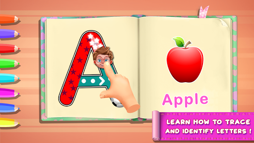 ABC Tracing Alphabets And Numbers - Gameplay image of android game