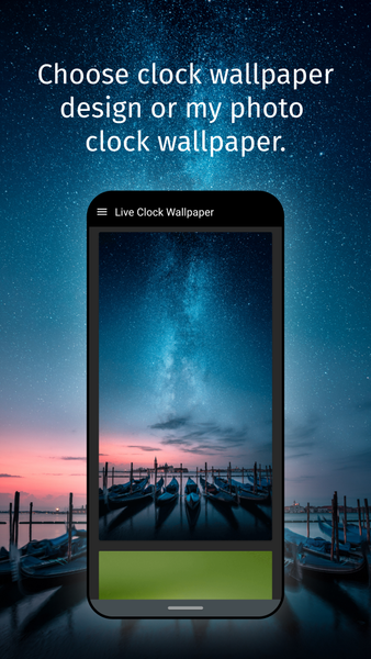 Clock Live Wallpaper - Image screenshot of android app