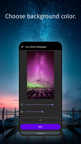 Clock Live Wallpaper - Image screenshot of android app