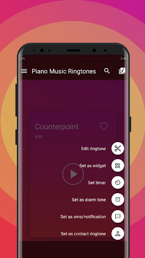 Piano Music Ringtones - عکس برنامه موبایلی اندروید