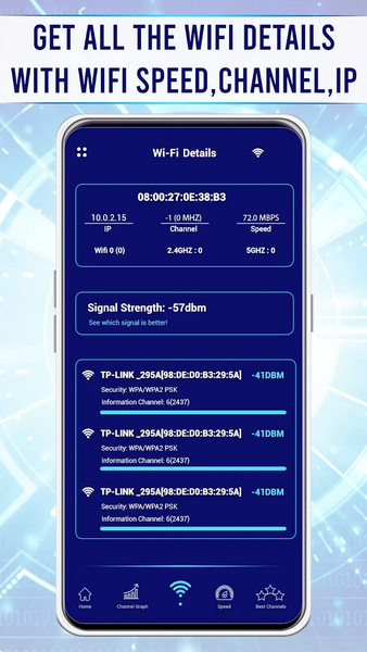 WiFi Analyzer App - عکس برنامه موبایلی اندروید