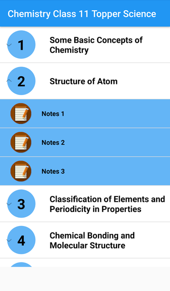 Chemistry Class 11 Notes Toppe - عکس برنامه موبایلی اندروید