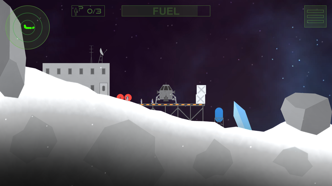 Lunar Rescue Mission: Spacefli - Gameplay image of android game