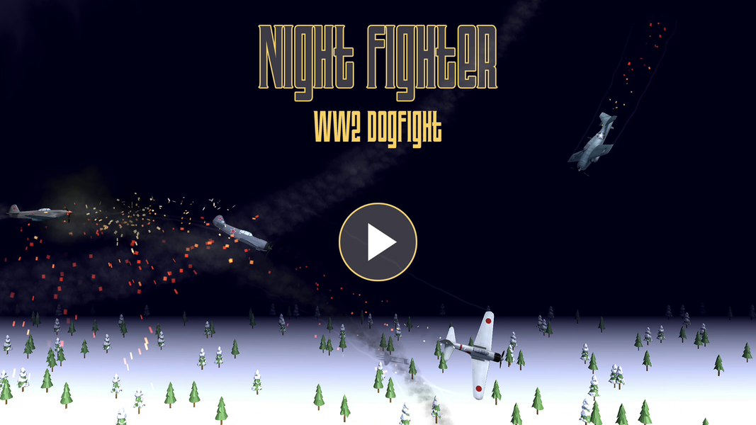 Night Fighter: WW2 Dogfight - Gameplay image of android game