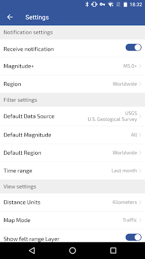 Earthquakes - عکس برنامه موبایلی اندروید