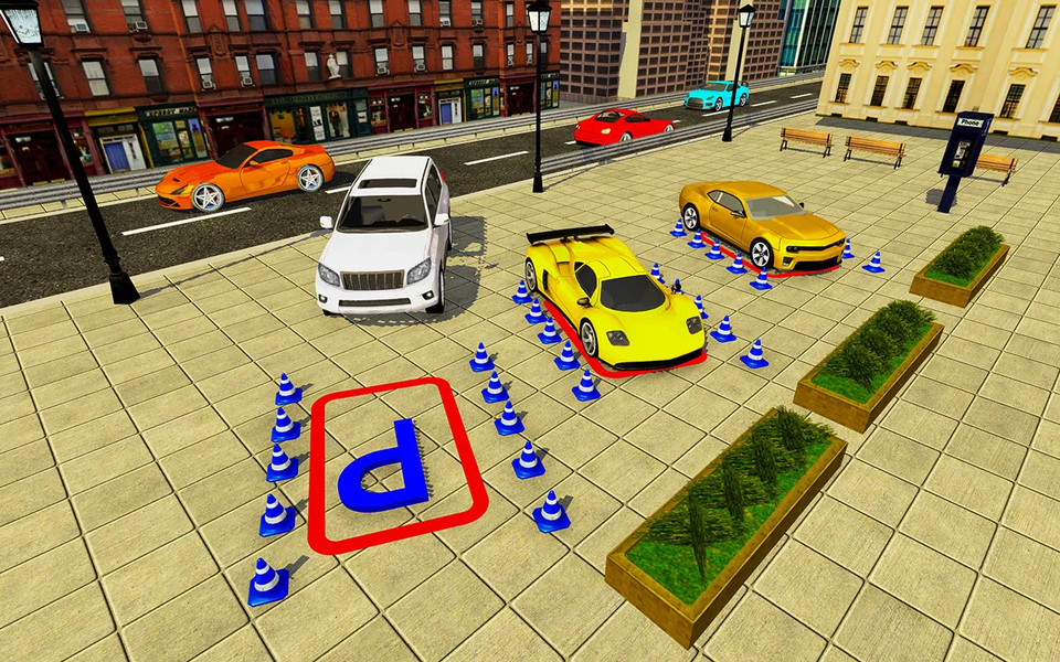 Prado Car Parking - Gameplay image of android game
