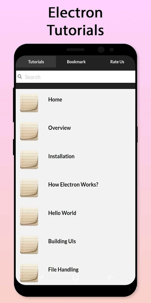 Easy Electron Tutorial - عکس برنامه موبایلی اندروید