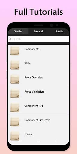 Easy ReactJS Tutorial - عکس برنامه موبایلی اندروید