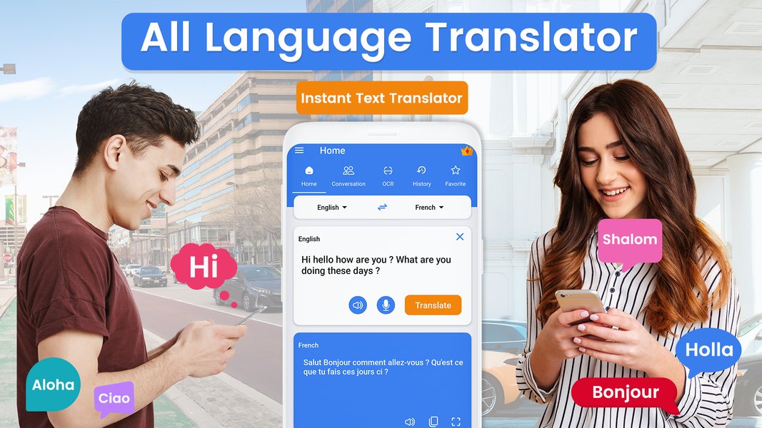 Translate All Languages - عکس برنامه موبایلی اندروید