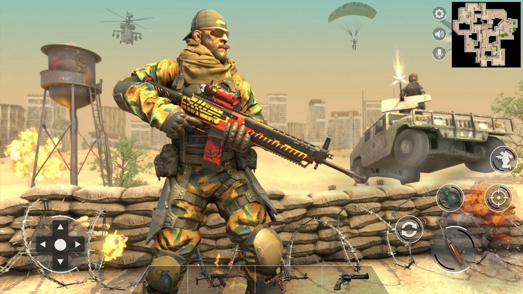 Counter terrorist strike 3D - Gameplay image of android game