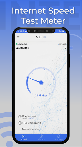 Wifi Speed Test - Speed Test - عکس برنامه موبایلی اندروید
