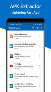 Apk Extractor - عکس برنامه موبایلی اندروید