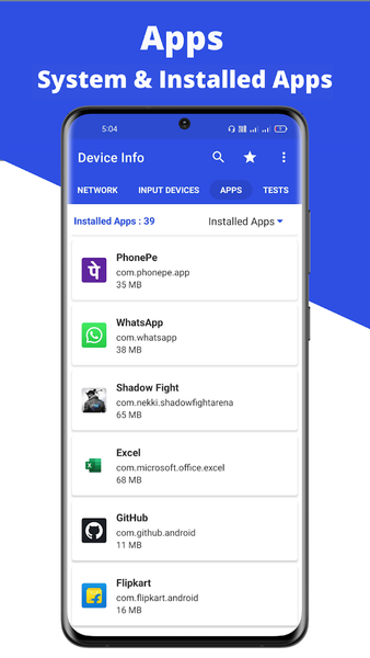 Device Info: Check System, CPU - عکس برنامه موبایلی اندروید