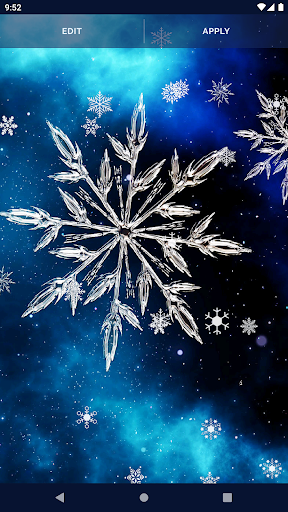 Winter Snow Live Wallpaper - عکس برنامه موبایلی اندروید