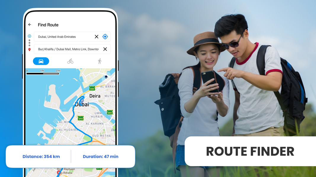 Gps Route Navigation Earth Map - عکس برنامه موبایلی اندروید