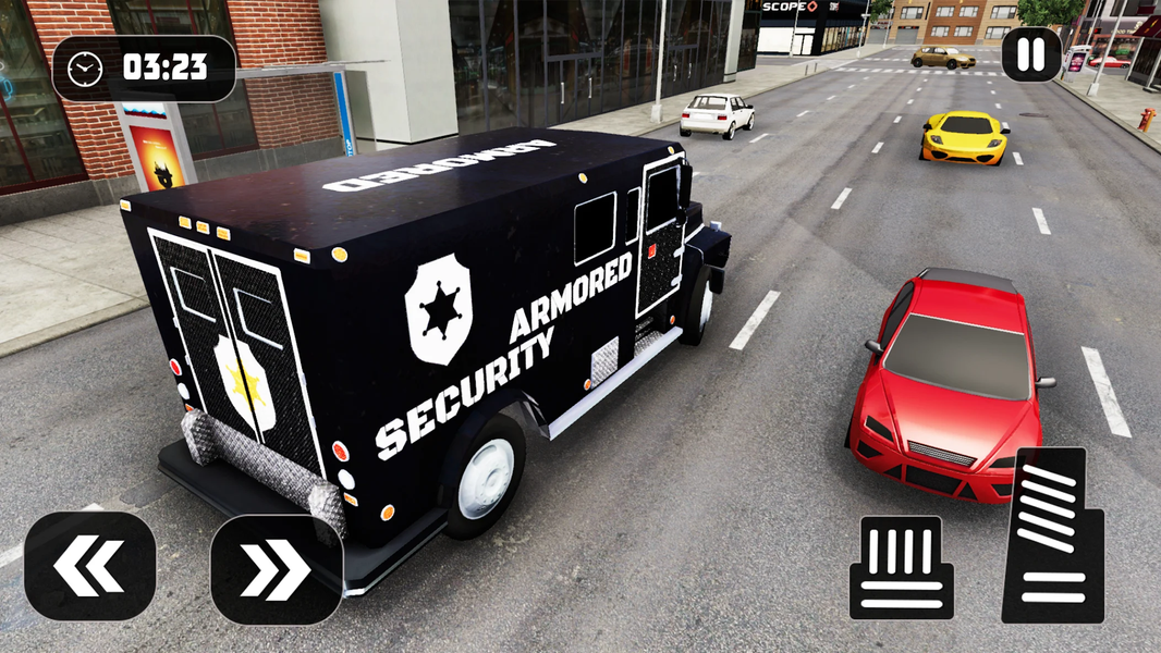 Bank Security Van Driver - Gameplay image of android game