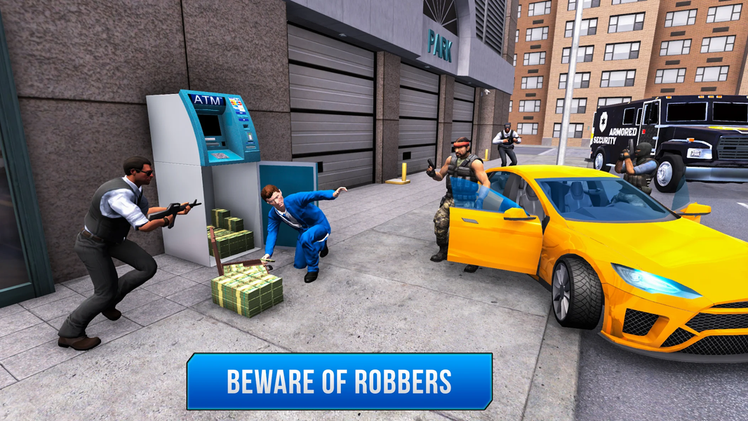 Bank Security Van Driver - Gameplay image of android game