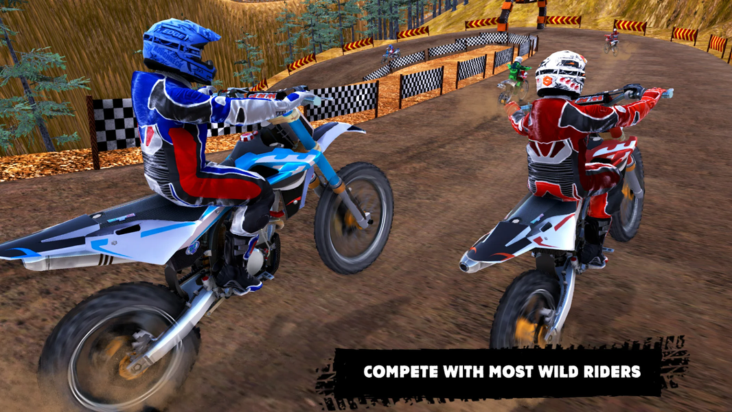 Dirt Track Bike Racing - Gameplay image of android game