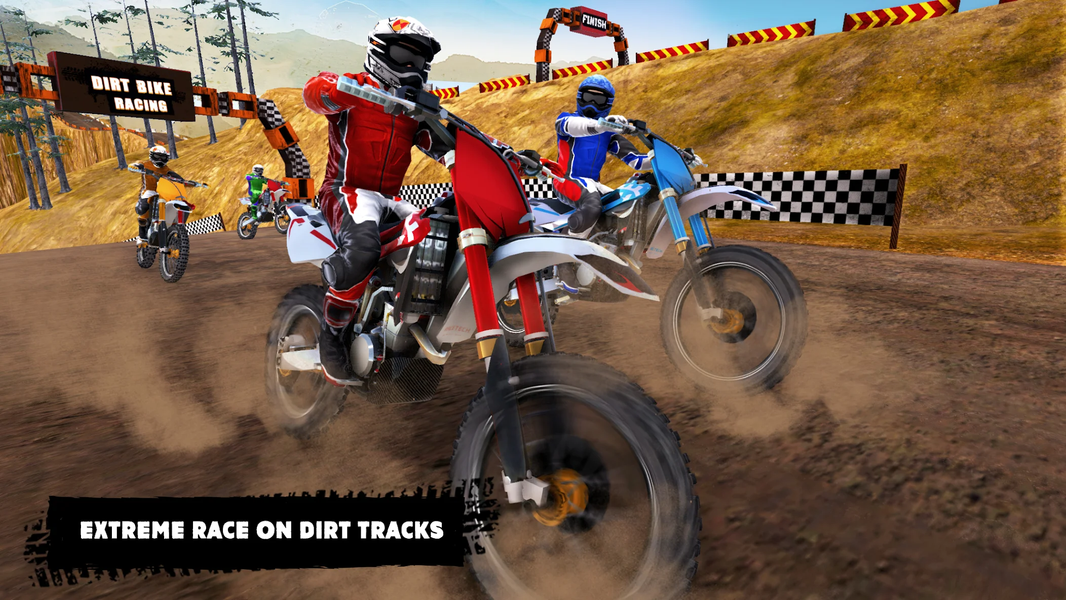 Dirt Track Bike Racing - عکس بازی موبایلی اندروید
