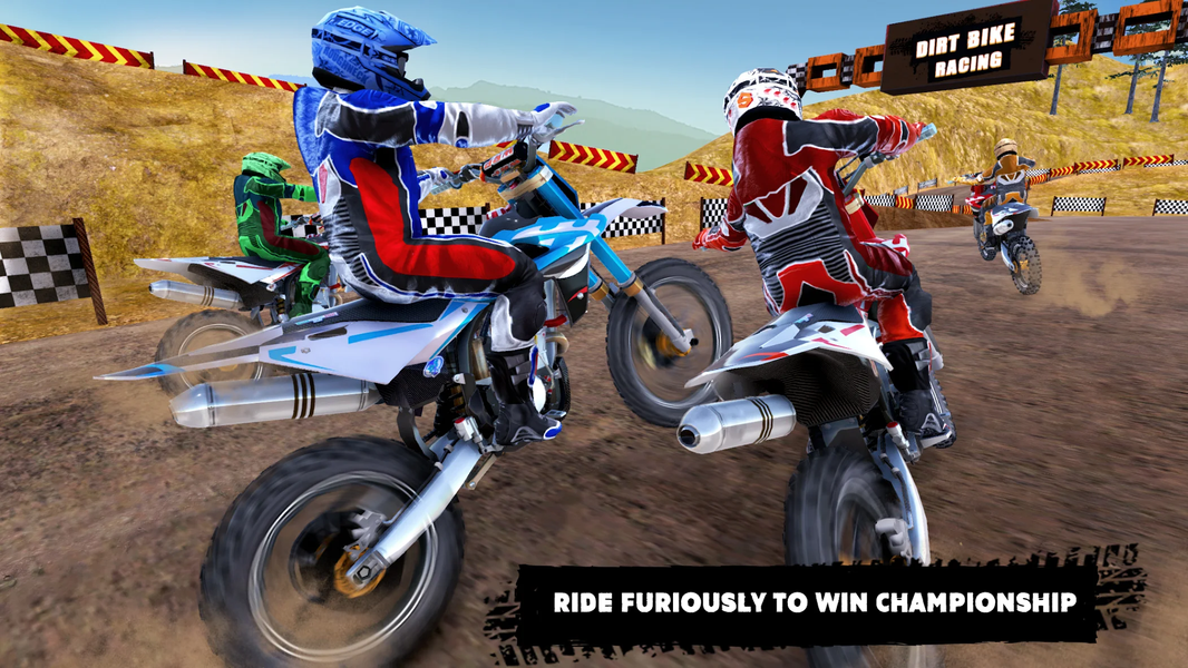 Dirt Track Bike Racing - Gameplay image of android game