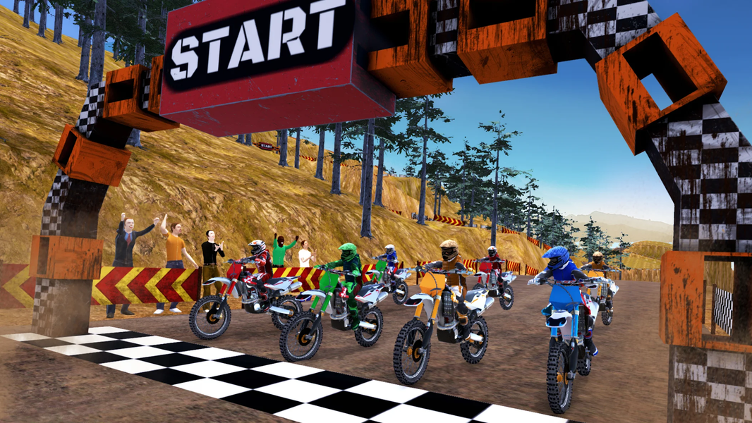 Dirt Track Bike Racing - عکس بازی موبایلی اندروید