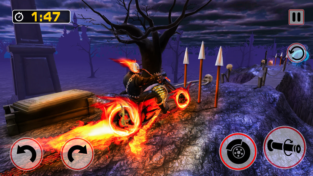 Ghost Bike Rider Simulator ۳D - عکس بازی موبایلی اندروید