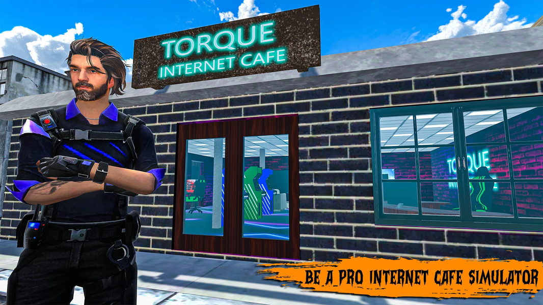 Internet Cyber Cafe Simulator - Gameplay image of android game