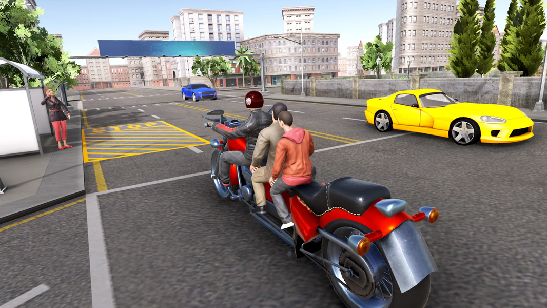 Long Bike Taxi Transport - عکس بازی موبایلی اندروید