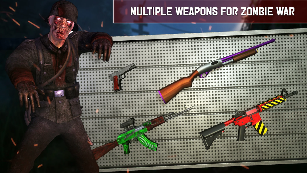 Zombie World War Gun Strike - عکس بازی موبایلی اندروید