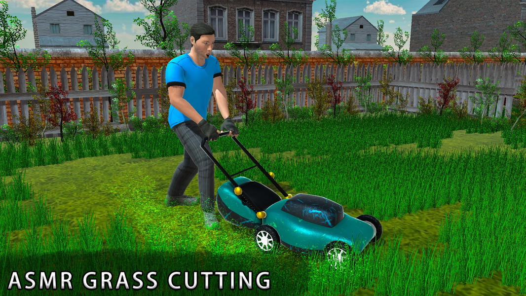 Mowing Simulator Grass Cutting - Gameplay image of android game