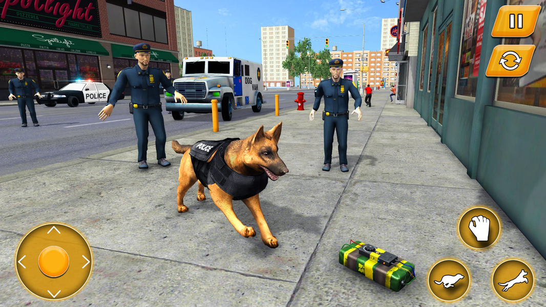 NY City K9 Police Dog Survival - Gameplay image of android game