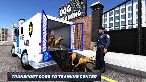 Police Dogs Van Driver Games - Gameplay image of android game