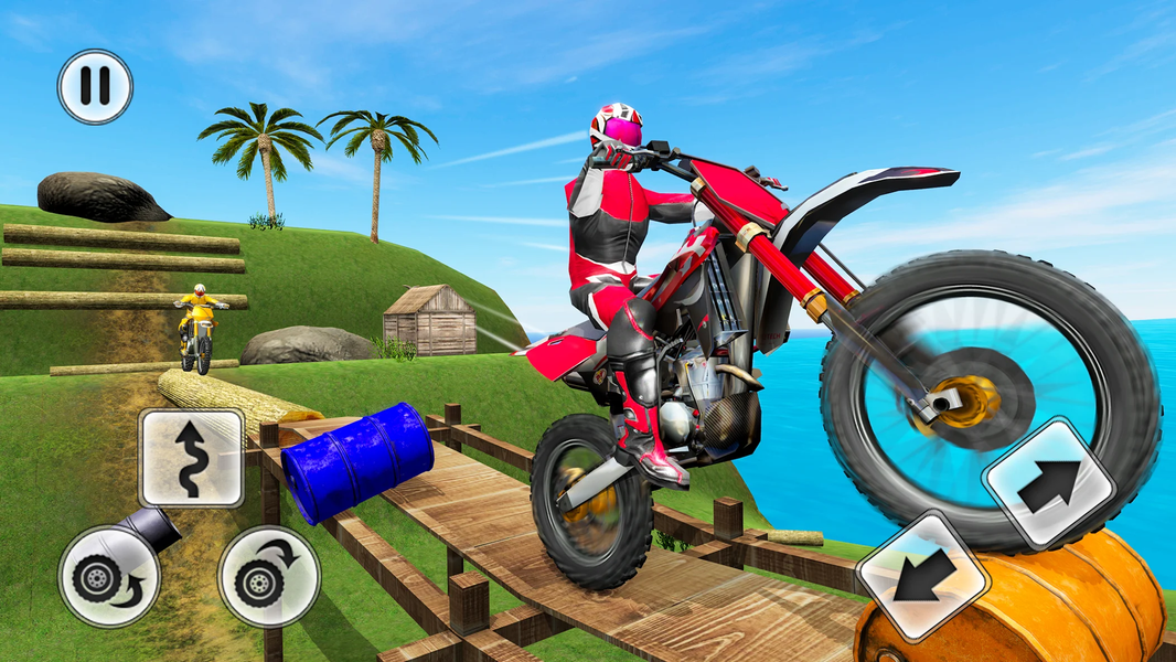 Trial Bike Extreme Stunts - Gameplay image of android game