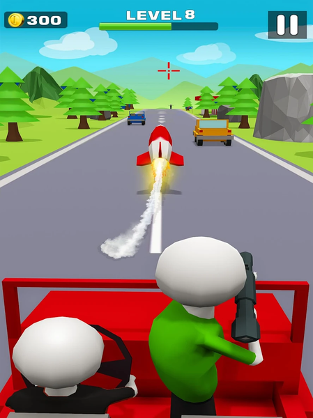 Rage Road Game : Car Shooter - Gameplay image of android game